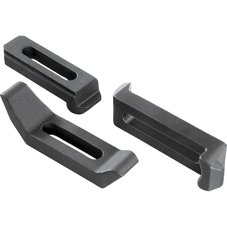 Kipp Clamp Strap Goose-Neck Carbon Steel, A=165 K0002.16